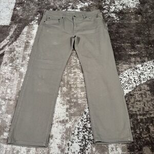 Mott & Bow Jeans Men's 40x32 Merc Green Slim Straight Denim 5 Pocket